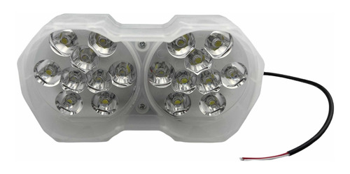 Faro 18 Led Multi Color Redondo Moto