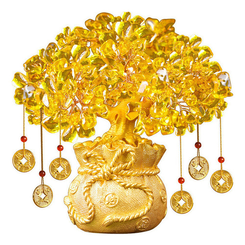 , Árbol De Dinero De Cristal Fortuna Y Buena Suerte Feng ,