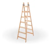Comprar Escalera Pintor De Madera Reforzada 7 Escalones Mm - Iacono