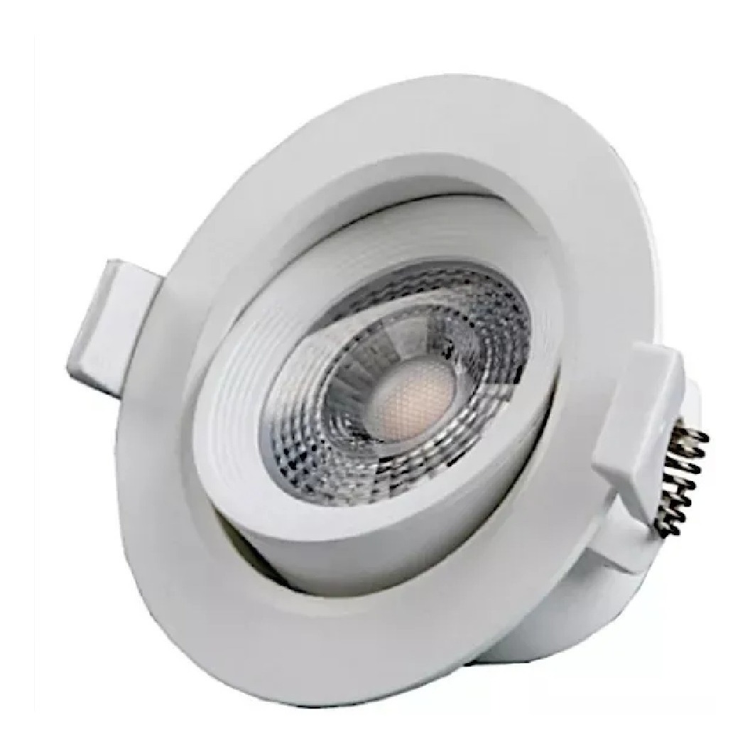 Spot Led Embutir Redondo 7w Kit 2 Spot Led Dicróica Embutir Redondo 7w Branco Frio 6000k | Mercado