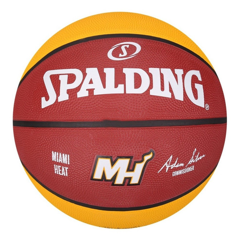 Pelota De Basquet Spalding Team Miami Heat Nba Nº 7