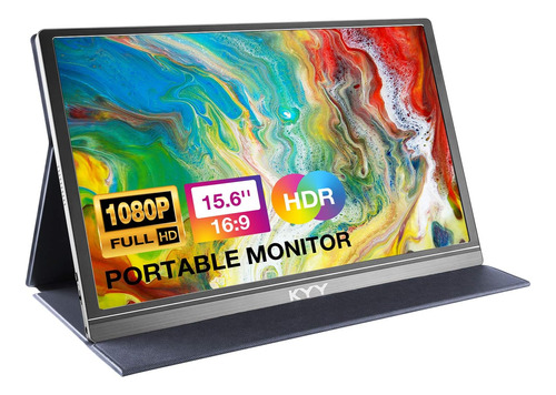 Kyy Monitor Portátil 15.6 Pulgadas 1080p Fhd Usb-c, Pantalla