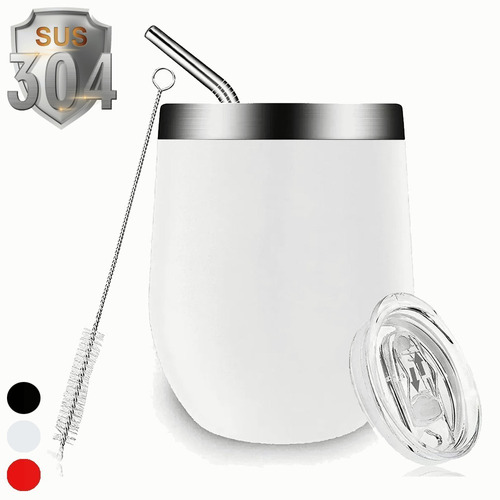 Baso Termico Inoxidable 12oz Vaso Termico Calor Y Frío Taza