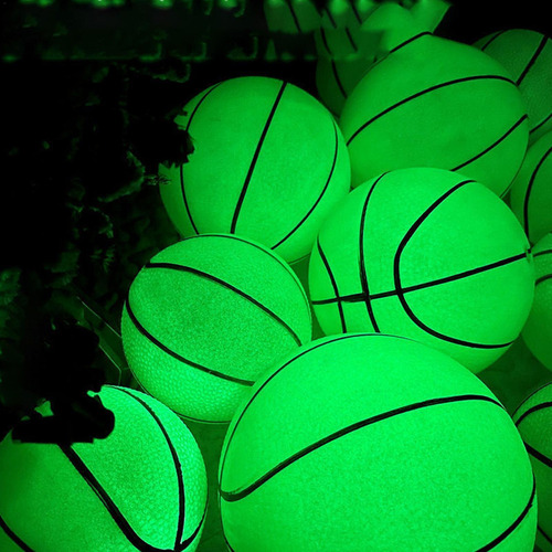 Baloncesto Que Brilla En La Oscuridad Baloncesto Luminoso Bo