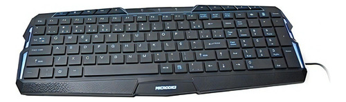Teclado Usb Com Bordas Iluminadas Md-kb311l Cor de teclado Preto Idioma Português Brasil