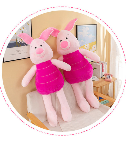 Peluche 140cm Gigante Puerquito Pigglet Winnie Pooh Color Rosa