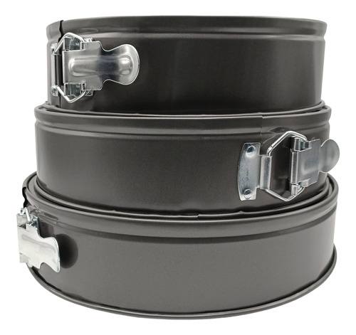 Set De 3 Moldes Desmontables Para Repostería Antiadherentes