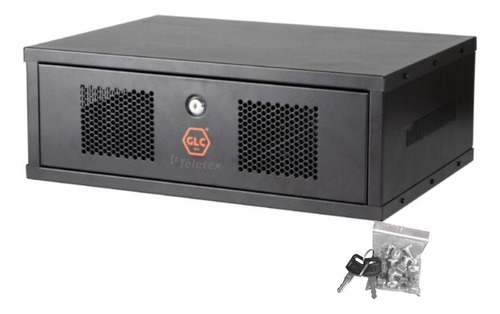 Rack Mural Glc Cctv 3u  370mm 19 Pulgadas Desarmado