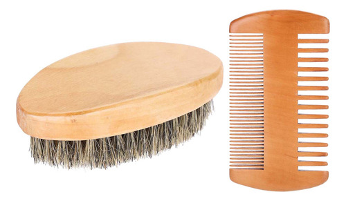 Cepillo De Limpieza De Barba Para Hombre, Bigote Ovalado, Af