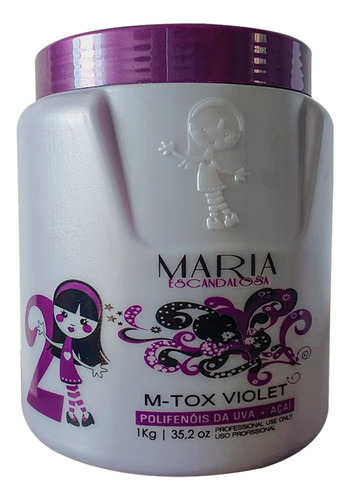 Imagem 2 de 5 de Combo Maria Escandalosa Btxx 01 Matizador 1kg + 01 White 1kg