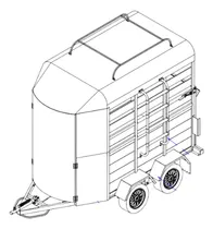 Comprar Projeto Carretinha Reboque Transporte 02 Cavalos Pdf +brinde