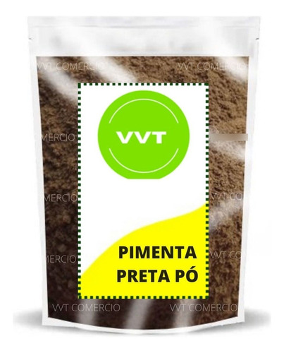 Pimenta Do Reino Em Pó Preta - 500g - Vvt Comercio