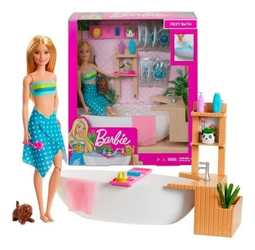 Barbie Bañera Con Burbujas