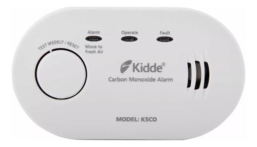 Alarma Detector  Monóxido De Carbono Kidde Modelo K5co