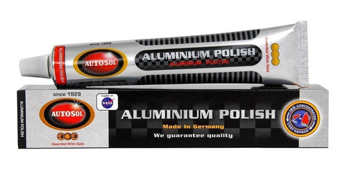 Autosol Metal Polish Polidor Aluminio Limpeza Brilho 