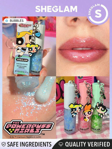Sheglam Gloss Labial Glitter As Meninas Superpoderosas