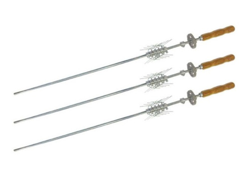 Espeto Para Assador De Frango A Gas Arke Inox - 3 Espetos