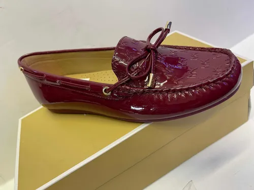 Michael kors red patent leather shoes hot sale