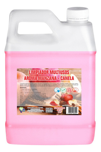  Limpiador Multiusos Manzana-canela 1 Litro Hogar 