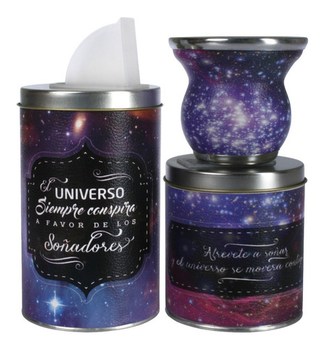 Imagen 2 de 8 de Set De Mate Yerbera Azucarera Bolso Matero Madu