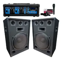Comprar Combo 2 Bafles 15 500w\u002Fconsola Senon Usb\u002Fbuetooth\u002Fradio 1mic