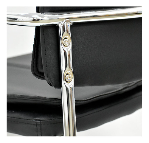 Silla De Visita Oficina Premium Black Fx
