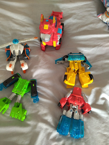 5 Juguetes De Transformers Preescolar (Usado)