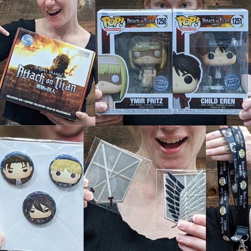 Funko Pop! Attack On Titan Final Season Collector Box