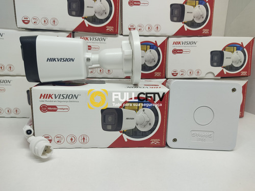 Kit Nvr 16 Ch Hikvision Acusense+ 12 Cameras Ip Áudio+ Hd 2t