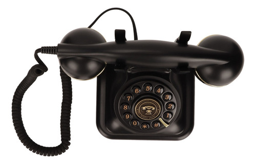 Qw1 Botón De Disco Antiguo Antiguo Para Teléfono Fijo Retro