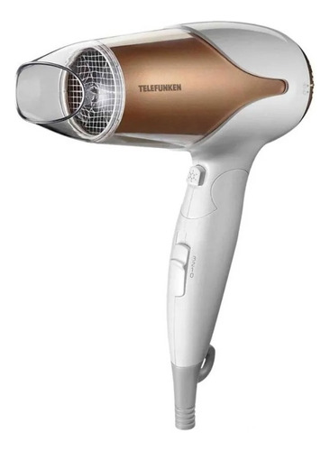 Secador De Cabello Telefunken 2000 Watts Tf-sc2000 Motor Dc Color Blanco