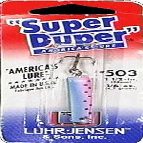 Luhr Jensen  super Duper Cuchara, Trucha Arco Iris, 1  1/2