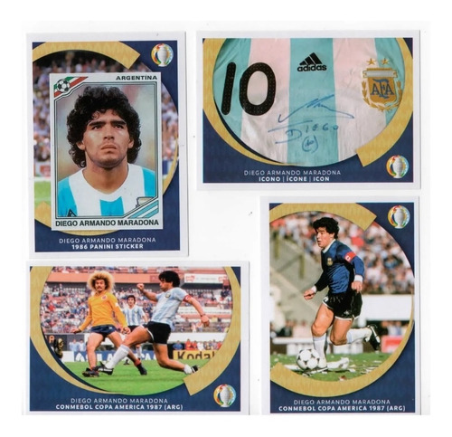 Figuritas Copa America 2021 Lote Diego Armando Maradona