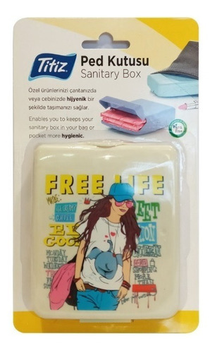 Caja Porta Toallas Sanitarias Mujer Titiz ®