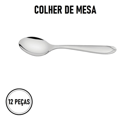 Faqueiro Tramontina Inox 76 Peças Jogo De Talheres Laguna