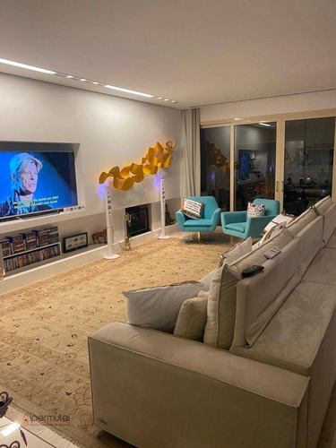 Imagem 2 de 30 de Magnífico Apartamento Com 4 Suítes, 450 M² - Venda Ou Aluguel - Panamby - São Paulo/sp - Ap3161