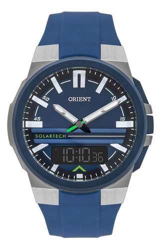 Relógio Masculino Orient Mtspa005 D1dx Anadigi Solar