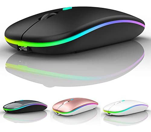 Mouse Neises Inalambrico Led/negro