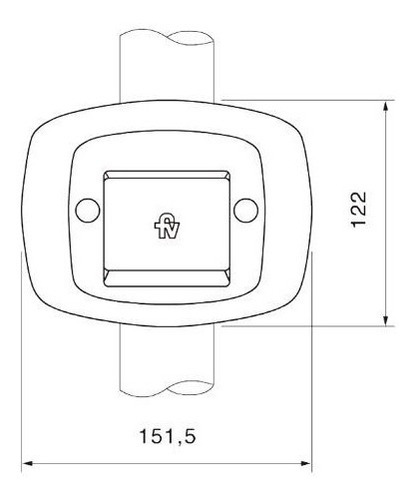 Imagen 2 de 7 de Combo Valvula Descarga Inodoro Fv 368.01 + Tecla 368.02