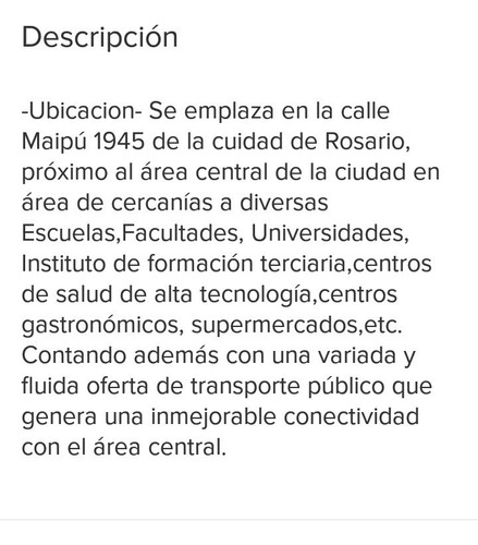 Venta Monoambiente P.b Abasto Gas Natural