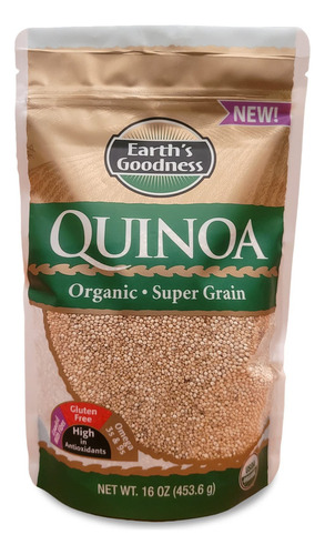 Quinoa Organica De Grano Antiguo, 100% Sin Gluten, Alimentos