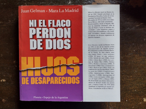 Ni El Flaco Perdón De Dios De Juan Gelman Y Mara La Madrid