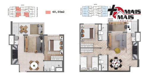 Imagem 14 de 15 de Quirino, Apartamentos 40 M² A 111 M², 1 Ou 2 Dorms - 1 Ou 2 Vagas, Campinas - Quirino40