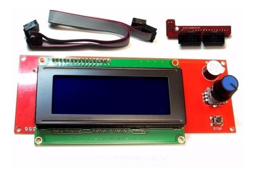 Display Lcd 2004 20x04 Impressora 3d Ramps Reprap Graber Anet Arduino Uno Mega