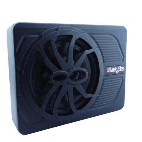 Subwoofer Amplificado Plano P/ Auto 1200 W 12 Volt Musicfire