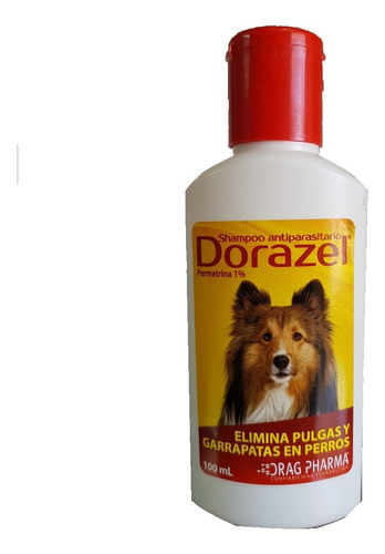 Dorazel 100 Ml Champú Anti Pulgas Y Garrapatas Perros