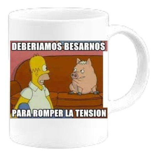 Taza Personalizada Amor Los Simpson