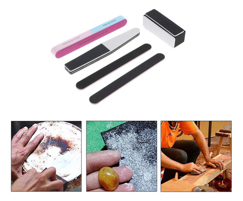 5pcs Modelo Herramientas Lijado Palos Set Limas De Estilo 1