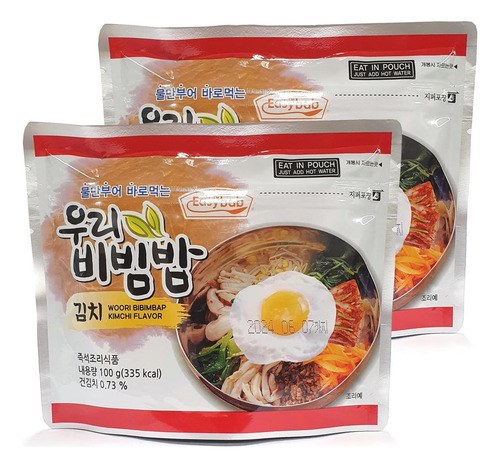 Sookwang Mre Kimchi Kimchi Bibimbap Pronto Para Comer Refeiç