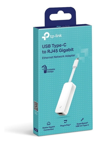 Adaptador Usb Type C A Red Rj45 10 100 1000 Tp-link Ue300c